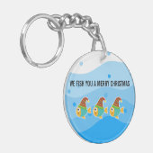 WIJ VISSEN U ZIJN MERRY CHRISTMAS SLEUTELHANGER (Voorkant Links)