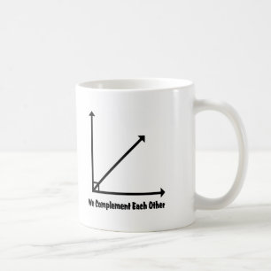 wij vullen elkaar aan koffiemok