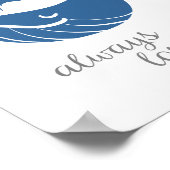 Wij walvis houden altijd van je Poster voor kunst  (Hoek)