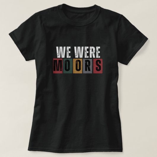 Wij waren Moors T-shirt (Design voorkant)