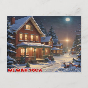 Wij wensen een prettig kerstfeest - 004 feestdagenkaart