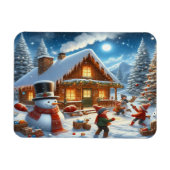 Wij wensen een vrolijk kerstfeest - O22 Magneet (Horizontaal)
