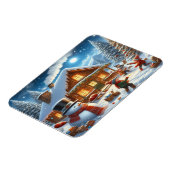 Wij wensen een vrolijk kerstfeest - O22 Magneet (Linkerzijde)