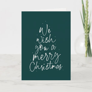 Wij wensen jullie een vrolijk Kerstmis eenvoudig p Feestdagen Kaart