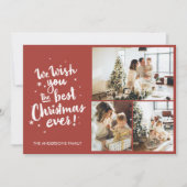 Wij wensen u de beste kerst ooit Kaart (Voorkant)