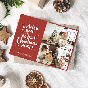 Wij wensen u de beste kerst ooit Kaart