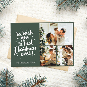 Wij wensen u de beste kerst ooit Kaart