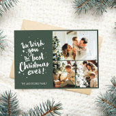 Wij wensen u de beste kerst ooit Kaart