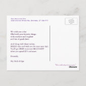 Wij wensen u... een fijne verjaardag! briefkaart (Achterkant)