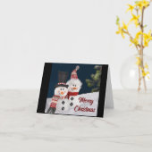 **WIJ** WENSEN U EEN HEEL PRETTIG KERSTFEEST KAART (Gele Bloem)