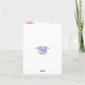 Wij wensen u een Kerstboom Feestdagen Kaart (Achterkant)