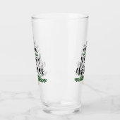 Wij wensen u een kerstfeest glas (Links)