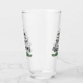 Wij wensen u een kerstfeest glas (Rechts)