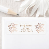 Wij wensen u een prettig kerstadres voor de Folie  Etiket (Insitu)