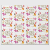 Wij wensen u een prettig kerstcadeaupapier cadeaupapier (Vlak)