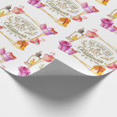 Wij wensen u een prettig kerstcadeaupapier cadeaupapier (Hoek)