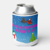 Wij wensen u een prettig kerstfeest en een gelukki blikjeskoeler (Blikje Voorkant)