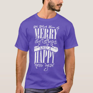 Wij wensen u een prettig kerstfeest en een gelukki t-shirt