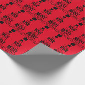 Wij wensen u een prettig kerstpapier cadeaupapier (Hoek)