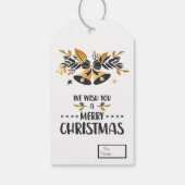 Wij wensen u een prettige kerstdag cadeaulabel (Achterkant)