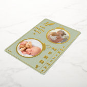 Wij wensen u een prettige kerstdag | Twee unieke f Folie Feestdagenkaart (Gedraaid)