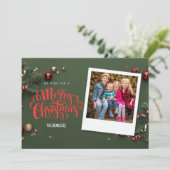 Wij wensen u een prettige kerstkaart (Staand voorkant)