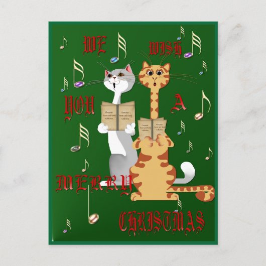 Wij wensen u een vrolijk Briefkaart (Voorkant)