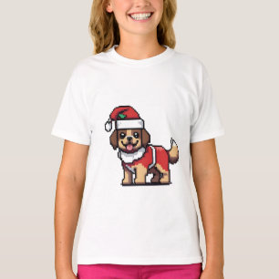 Wij wensen u een vrolijk kerstfeest met schattige  t-shirt