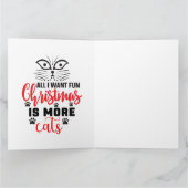 Wij wensen u een vrolijk kerstfeest voor oma en ka kaart (Binnen)