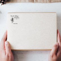 Wij wensen u een vrolijk kerstgnoom cadeau label