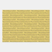 Wij wensen u een vrolijk kerstlied inpakpapier vel (Voorkant)