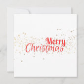 Wij wensen u een vrolijke kerst gevouwen vakantie  feestdagenkaart (Voorkant)