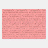 Wij wensen u een vrolijke kerst heldere musical inpakpapier vel (Voorkant 2)