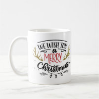 Wij wensen u een vrolijke kerst koffie Mok – Class