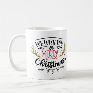 Wij wensen u een vrolijke kerst koffie Mok – Class