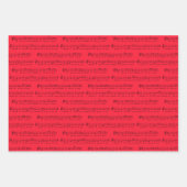 Wij wensen u een vrolijke kerst traditionele music inpakpapier vel (Voorkant 2)