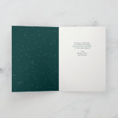 Wij wensen u vrolijk Kerstmis eenvoudige leuke non Feestdagen Kaart (Binnen)