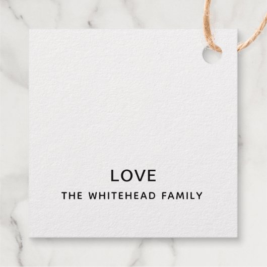 Wij wensen u zeer vrolijk kerstscript goud bedankjes labels (Achterkant)