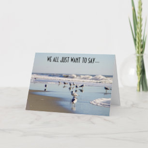 WIJ WILLEN ALLEMAAL CONGRATULATIES ZEGGEN KAART