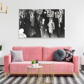 Wij willen Bier Prohibition Canvas Print (Insitu (Woonkamer))