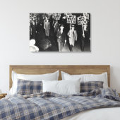 Wij willen Bier Prohibition Canvas Print (Insitu (Slaapkamer))
