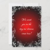 Wij willen jou, Dromen komen uit op trouwuitnodigi Kaart (Voorkant)