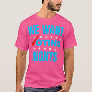 Wij willen stemrecht 1 t-shirt