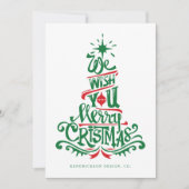 WIJ WILLEN U EEN MERRY CHRISTMAS Company Corporate (Voorkant)