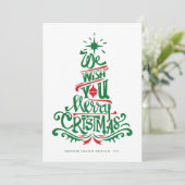 WIJ WILLEN U EEN MERRY CHRISTMAS Company Corporate (Staand voorkant)