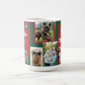 Wij Woof You Merry Christmas Family Pet Foto schat Koffiemok (Center)