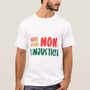 Wij zeggen nee tegen onrecht - 49.3 - staking - CG T-shirt