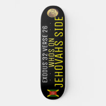 WIJ ZIJN AAN DE KANT VAN JEHOVAH Skateboard