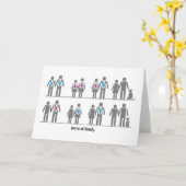 Wij zijn Al Familie Kaart (Gele Bloem)