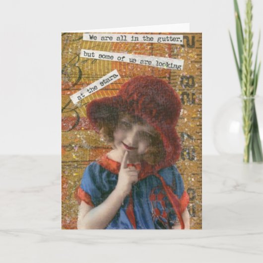 Wij zijn allen in de goot kaart (Voorkant)